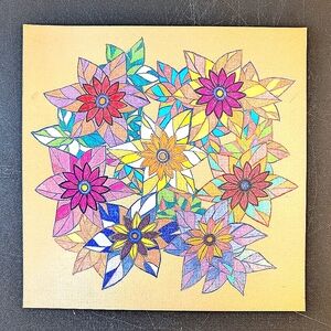 Colorful Floral Art Print